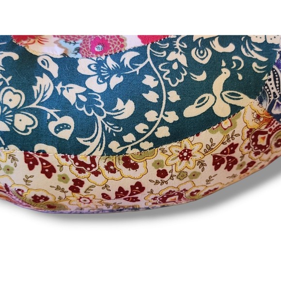 Mr. Fabric, Mandarin Duck, Floral Patchwork, Set Of 2, Rare, Stitch Work - Picture 9 of 16